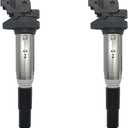 AMCC Ignition Coils pack (2Pcs) Compatible with BMW 1 2 3 4 5 6 7 seriesX3 X4 X5 X6 Z4 M3 MIN N20 N13 N14 N18 N52 N54 N55 N74 N62 N20 M54 2.5 3.0 3.0T V6 L4 Replaces: 12138616153,12137594596