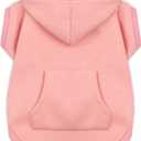 Koneseve Dog Hoodie - Fleece Warm Sweater with Pocket, Soft Clothes for Daily Wear, Basic Hooded Sweatshirts, Winter Coat Clothing, Comfort Tee Shirt Fit for All Breeds Pet - Pink - 3XL
