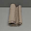 MIULEE Decorative Linen Check Euro Shams Throw Pillow Covers Neutral Farmhouse Vintage Pillow Covers 24x24 Set of 2 Boho Modern Home Decor for Sofa Couch Bedroom Cushion Natural Linen