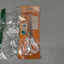 Fiskars Fringe Scissors White and Orange Stainless Steel Blades for Crafting Gift Wrapping and Paper Projects Comfortable Handles