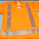 Hi Vis T Shirt, Sleeveless, ANSI Class 2, Orange, Size M