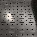 Wall Control 30-P-3232B Black Metal Pegboard Pack - (2) 32" Tall x 16" Wide Black Pegboards