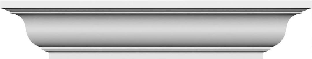Ekena Millwork CRH06X24ST-3 Crosshead, 24" Bottom Width x 32 1/2" Top Width, Factory Primed White