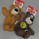 Kong Wild Knots Bears Durable Dog Toys Size:Small/Med Pack of 2 Small Breeds