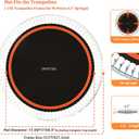 Trampoline Mat Replacement-Fits 15ft Trampline Frame with 96/108 Rings for Choose,Fits 5.3"-8.5" Springs, Mat Diameter 13.05ft-13.56ft,Spring and Frame not Included