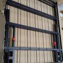 Amazon Basics Bed Frame with Storage, Foldable Metal Platform, Sturdy Steel, No Box Spring Needed, 18 Inches High, Tool-Free Setup, King Size, Black