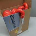 Prestige Import Group - Empty Clear Plastic Holiday Candy Cane Tubes with Red Topper 14 pieces