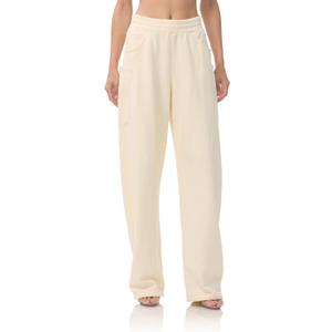 AFRM Women's Ryan Oversized Barrel Leg Lounge Jogger Sweatpants with Pockets (Antique White), XS
