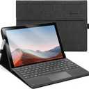 Omnpak Microsoft Surface Pro 7 Case,Protective Case for 12.3 Inch Surface Pro 7 Plus, Surface Pro 7, Surface Pro 6, Pro 5, Pro 4 Compatible with Type Cover Keyboard(Keyboard not Included) (Black)