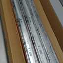20 inch Drawer Slides 6 Pairs (12pcs) Soft Self Close 3 fold Full Extension Ball Bearing Cabinet Drawer Glides Side Mount for Dresser, Cabinet, Kitchen 100 LB Capacity 20" Silver