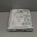 Light Blue Green Floral Vintage Curtains, Cute Whimsical Shabby Chic Curtain for Living Room Bedroom, Block Print Pattern Linen Sheer French Country Cottage Core Curtains (50"W x 84"L (Pack of 2))