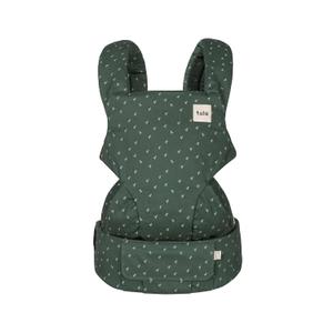 Baby Tula Explore Cotton Baby Carrier 7  45 lb, Adjustable Newborn to Toddler Carrier, Multiple Ergonomic Positions Front and Back, Soft and Supportive  Tula Coast, Seedling