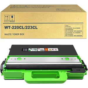 WT-220CL WT220CL WT-223CL WT223CL Waste Toner Box Compatible for Brother HL-3140CW MFC-3170CDW 3180CDW 9130CW 9330CDW 9340CDW Printer 50000 Pages WT 220CL Waste Cartridge Collector