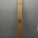 SEEYE Arch Window Blackout Shades, Pleated Fabric Blind (Radius: 36'') Half Circle Cellular Cordless Semicircular Blinds with No Tools, Half-Round Shade Easy to Cut and Install, Dark Gray-White