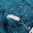 BeryLove Women's Short Prom Dresses for Teens Sleeveless Flowy A Line Wedding Guest Lace Formal Dress XL