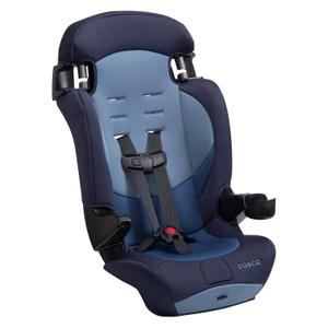 Cosco Kids Finale DX 2-in-1 Booster Car Seat, Forward Facing Toddler Car Seat (30-65 lbs) and Belt Positioning High Back Booster Seat (40-100 lbs), Sport Blue