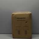 23" Modern Ceramic Nightstand Table Lamps Set of 2, Nautical Lamps for Bedroom Bedside, Side Table Lamps for Living Room, Dining Room, Office, 2 LED Bulbs Included (Blue)