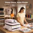 HTVRONT Heat Press Machine for Tshirts - Heat Press 15x15 for Heat Transfer
Sublimation, DTF, HTV Vinyl Projects| Auto Press & Release| Professional Shirt Press Machine for Fabric, Wood