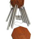 Large Aluminium Wind Chimes 37" Inches to Create a Zen Atmosphere Suitable for Outdoor, Garden, Patio Decoration. Classic Black Wind Chimes with Wind Catcher Suitable as A Gift for Unisex