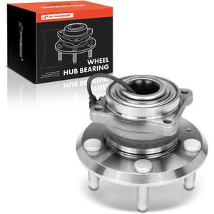 A-Premium Rear Wheel Bearing and Hub Assembly with ABS & 5-Lug Compatible with Chevrolet Equinox 2010-2017, GMC Terrain 2010-2017