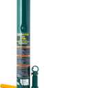 Omega Pro Hydraulic Long Ram Jack - 4 Ton Capacity with Flat Base for Auto Garage Shop, Green (OP400S)