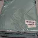 Washed Granite Green Duvet Cover Set King Size, 3 Piece Prewashed Microfiber Cotton-Like Bedding Set, Duvet Cover 104x90 with Button Closure, 2 Pillow Shams for All Seasons,Comforter Not Included