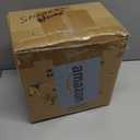 COOLWUFAN 6 FT Christmas Decorations Outdoor Inflatables Gingerbread Man Snowman Blow Up Yard Decor, Outdoor Inflatables Decorations with Rotating LED Light for Garden Patio Lawn Holiday Party Xmas