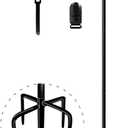 49 Inch Garden Yard Flag Stand Holder with 5 Forked Base