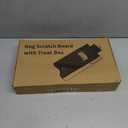 M-Shaped Dog Scratch Pad for Nails with Treat Box, Dog Nail Scratch Board for Large Dogs, Dog Nail File Toy and Shorten Dogs Side Nail Easier (with Treat Box, L)