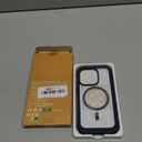 Miracase Magnetic for iPhone 15 Pro Case [Compatible with MagSafe] Full-Body Phone case with Built-in Glass Screen Protector& Camera Protector, Military Drop Proof 15 Pro Cover 6.1 inch, Storm Blue