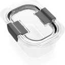 Rubbermaid Brilliance Food Storage Container, Small, 1.3 Cup, Clear, 1-Pack