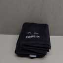 White Classic Bleach Safe Black Makeup Washcloths for Face Cleansing, 6 Pack - Super Soft Luxury Cotton Black Makeup Towels, Highly Absorbent and Quick Dry, All Makeup Remover Cloth | 13 x 13