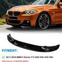 Front Bumper Lip for 2011-2016 BMW 5 Series F10 528i 530i 535i 550i M-Sport