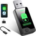 Wireless CarPlay Adapter 2025 Upgrade Auto Connect Every Time, Converts Wired to Wireless, Mini Size, Seamlessly Switch Between Android and iPhone Devices, Enjoy Uninterrupted