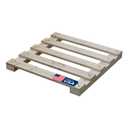 Treaton, Heavy-Duty 2-Way Entry Wooden Pallet – 23.5x23.5x2.25”, Industrial-Grade Hardwood Shipping Pallet, Durable, Reusable, Stackable, Easy to Handle, Commercial Use as a Floor-Pallet, 1 Pack