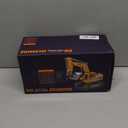 Remote Control Excavator Toys for Boys, RC Excavator Toy for Boys 3 4 5 6 7 8 Year Old Kids Christmas Birthday GiftRC Digger Truck Construction Vehicles with Metal Shovel & Light