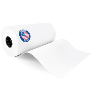 White Kraft Paper Roll 12" x 8640" (720 feet) for Packing, Moving, Shipping, Crafts - USA-Made Heavy Duty Craft Paper 50lb Thickness - 100% Recyclable Natural Kraft Wrapping Paper by IDL Packaging