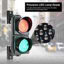 BBMI 100mm(4inch) Traffic Light, AC85-265V Red/Green Stop and Go Lamp, PC Housing Waterproof IP65 Industrial Warning LED Traffic Stop Light.
