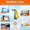 Electric Window Vacuum, Cordless Window Cleaner, Window Vacuum Cleaner Set, Window Cleaner Tool, Mirro Cleaner, Window Squeegee Electric Cleaning Tool for Windows