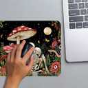 OFlich Skull Mushroom Mouse Pad - Skull Mushroom Moon Mousepad with Non-Slip Rubber Base for Laptop Computer Desktop Keyboard, Occupational Therapy Gifts (9.57.9 Inch)