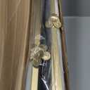 Colingmill 2 Pack Necklace Display Stand for Selling Double-sided Velvet Necklace Organizer Large Metal Chain Holder Stand Beige Grey Chain Jewelry Display for Vendor Craft Show Exhibidores