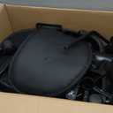 Cross Legged Chair, ADHD Criss Cross Home Office Chair with Wheels, Adjustable Height Yoga Ergonomic Kneeling Desk Chairs with Lumbar Support & 360Rotating Footrest for Meditation (Black)