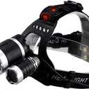 Headlamp, Rechargeable Headlamp for Adults Headlight 4 Modes Lightweight Headlamps for Camping Running Fishing Outdoors
