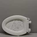 KOHLER 4636-RL-0 Cachet ReadyLatch Elongated Toilet Seat Slow Close, Soft Close Toilet Seat Quiet Lid, Contoured Grip-Tight Bumpers Installation Hardware, Apartment Essentials, White