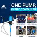 Macnaught BOP20 Battery Powered 5 Gallon Bucket Oil Transfer Pump kit. Everything Needed to Pump Oil, ATF or Coolants.