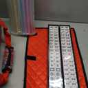 Jongyance American Mahjong Set, Mahjong Tiles Set, Red Bag, 166 White Tiles, 4 All-in-One Rack/Pushers (Ma Jong, Mah-Jongg, Majiang), 5.1 X 21.2 X 10.6 Inches