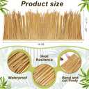 Berlune 16.5ft x 20in Thatch Roofing Mexican Tiki Hut Grass Skirting Roof Artificial Palm Thatch Rolls Tiki Bar Hut Duck Blind Grass Palapa Roofing for Garden Patio Umbrella Fence Party Decoration