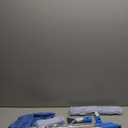 20 Feet High Reach Window Cleaning Kit with Extension Poles, Window Cleaner Tool with 14 Silicone Squeegee, Microfiber Scrubber & Cloth, Window Washing Equipment for Outdoor High Windows