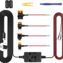 Upgraded Dash Cam Hardwire Kit, Type-C USB Hard Wire Kit 12V-24V to 5V Hardwire Kit with Low Voltage Protection 13ft Dash Cam Charger Power Cord for Dashcam GPS Power Supply Radar Detectors and More