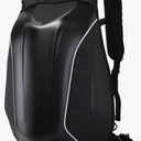 Carbon fiber backpack, motorcycle riding casual backpack, waterproof large-capacity hard shell backpack.